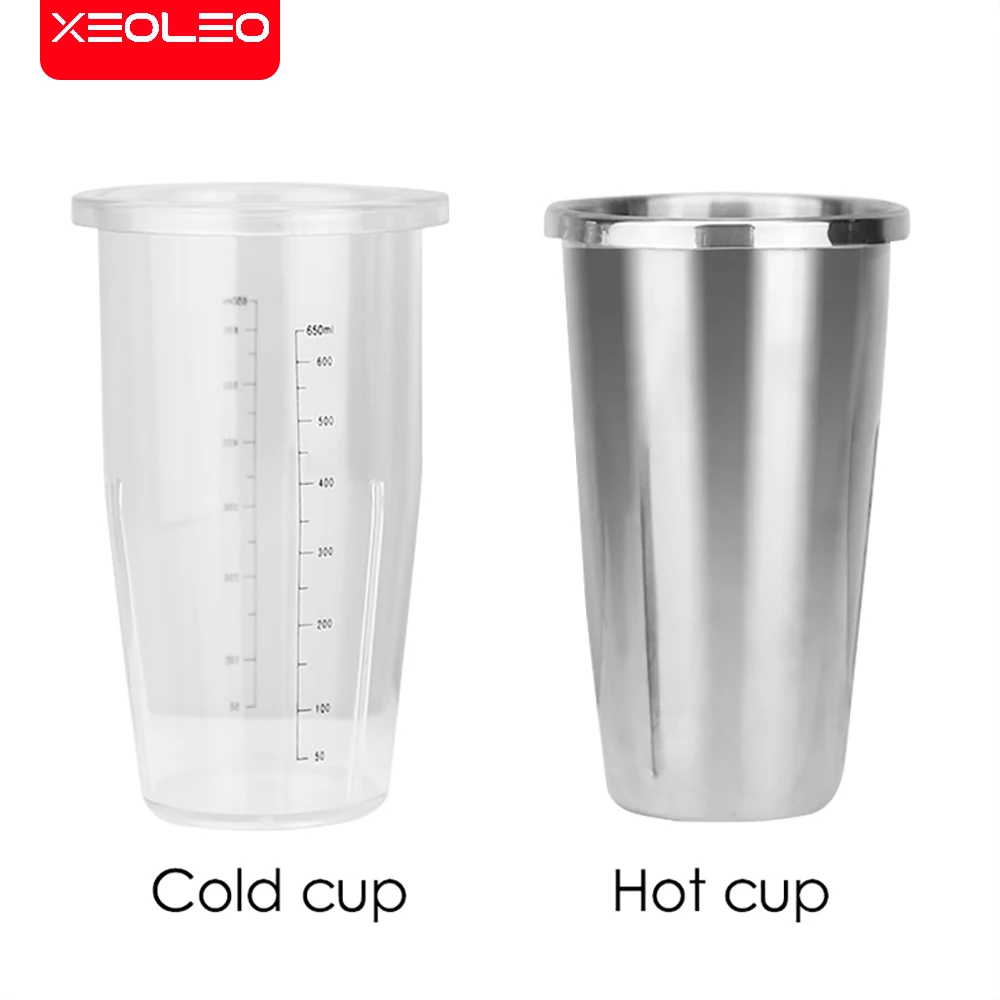XEOLEO Stainless Steel Milkshaker Commercial Milk Shake Machine  Bubble Tea Stirring 18000rpm Double Speed Mixer Beverage Stirre