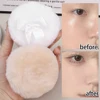 Borla de maquillaje con lazo ultra suave: Aplicador de Polvos Facial y Corporal | Emoape