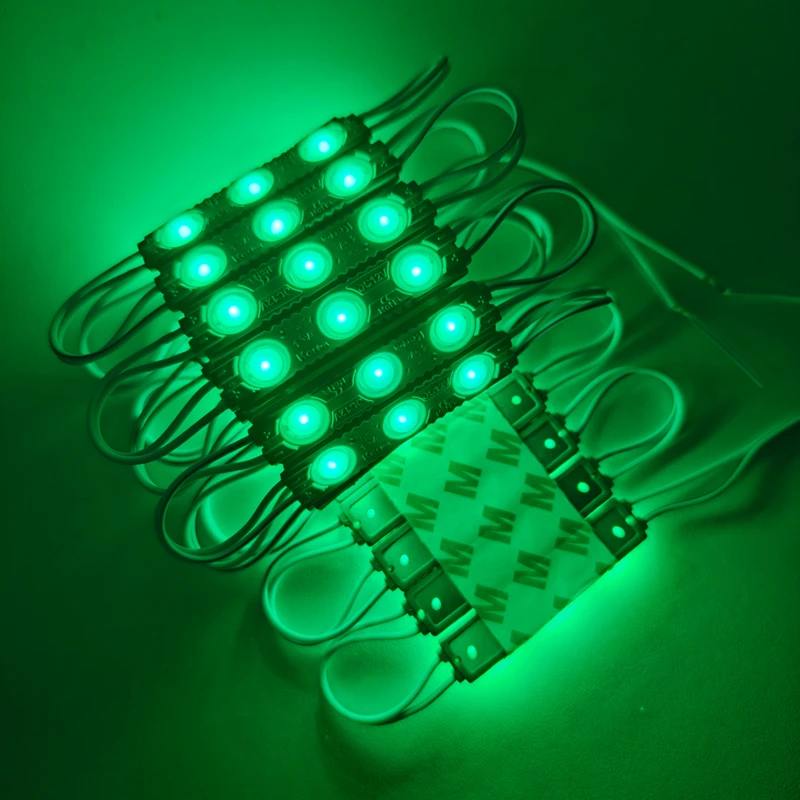 20개/몫 LED 스트립 모듈(렌즈 포함) 2835SMD DC12V LED 모듈 조명 광고 표지판, 채널용 슈퍼 브라이트 SMD LED 모듈