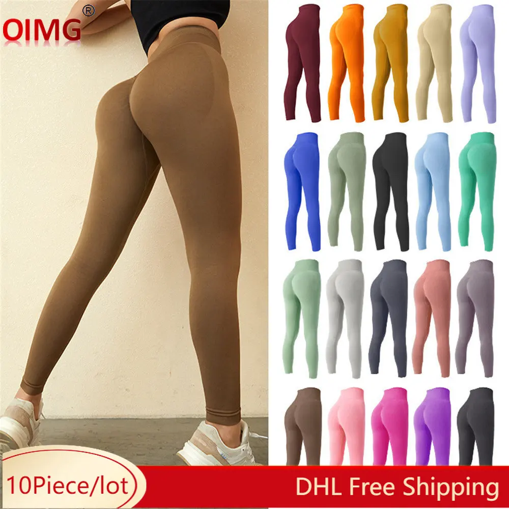 10 Wholesale Seamless Leggings Women High Waist Elastic Push Up Legging  Lady Fitness Slim Workout Pants Female Yoga Legings 8509 - AliExpress