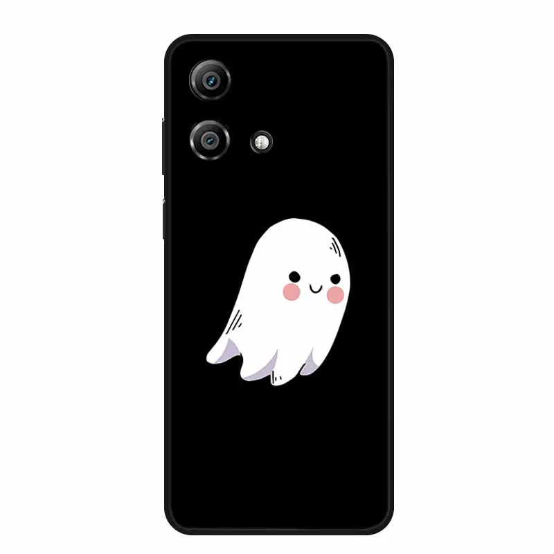 Charming Cartoon Cat Black Silicone Soft Phone Case