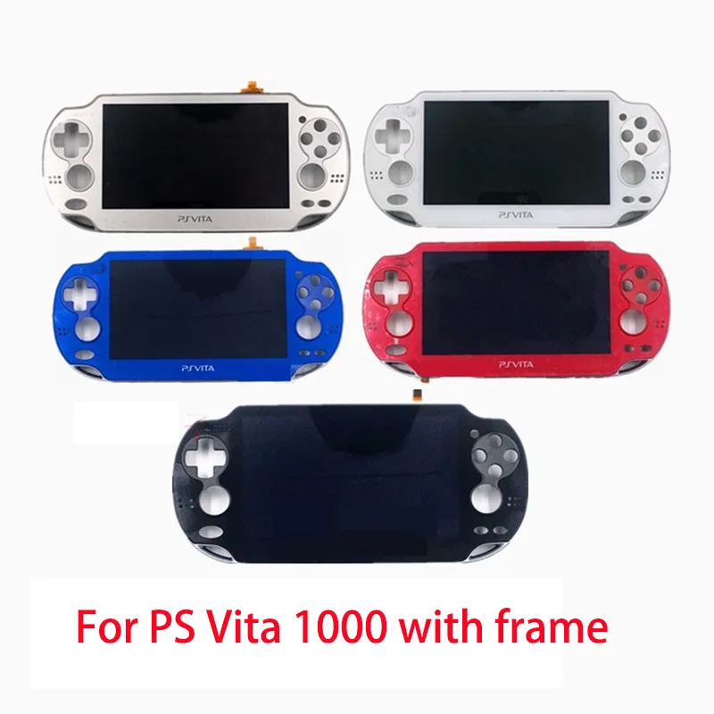 Original OLED Screen for PS VITA PSV 1000 PCH-1xxx LCD Display With Touch Digitizer Assembly Frame