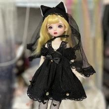 

30cm Cute Blyth Doll Joint Body Fashion BJD Dolls Toys with Dress Shoes Wig Make Up Gifts for Girl