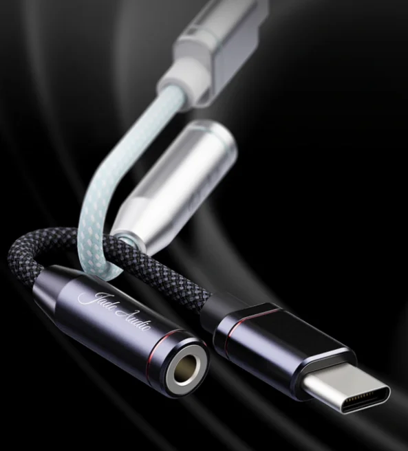 Fiio JA11 HI-RES USB Type C to 3.5mm Earphone Headphone Adapter USB DAC Audio Cable For Phones 5