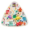 Board Game Toddlers Toy Walking Maze Wooden Chess Board Wooden Fruit Maze Movable Maze Wood Board Taste Game 6