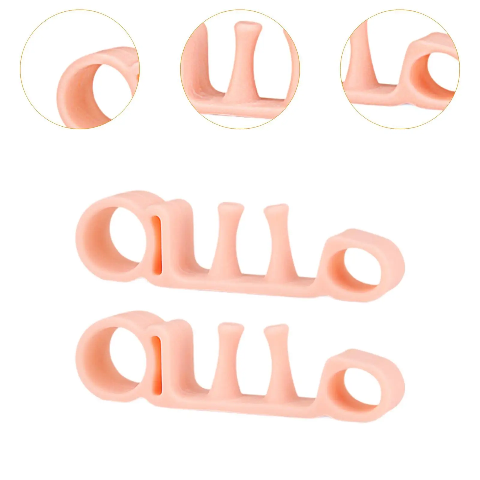 2 Pieces Toe Plint Separators Body Feet Aligners Kit for Boys Hammer Toes
