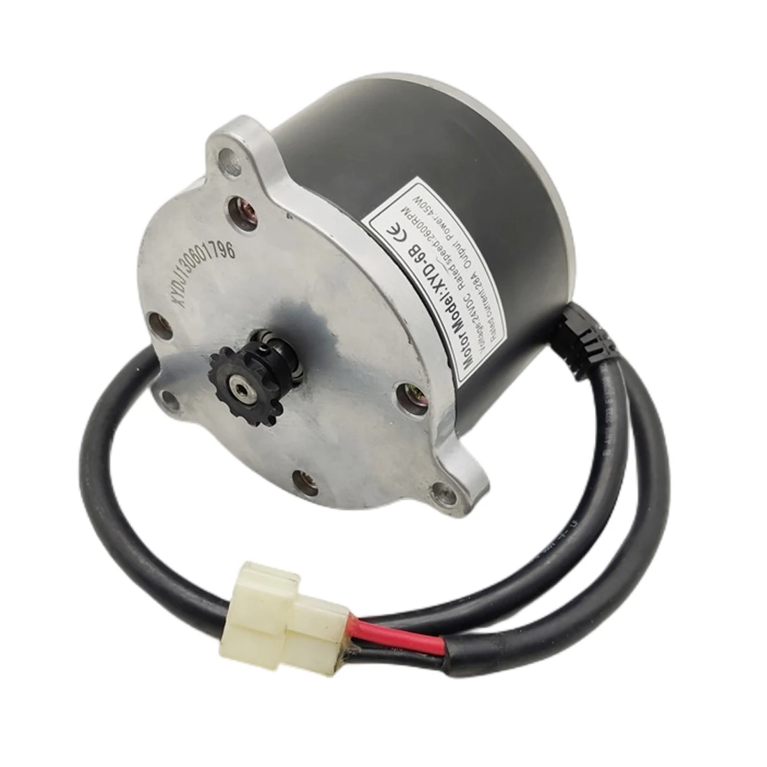 

XYD-6B DC Brush Motor 24V450W Electric Scooter Modified Motor Electric Bicycle Accessories