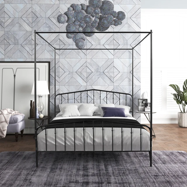 Meuble de lit en métal Anti-bruit détachable pour chambre à coucher -  AliExpress