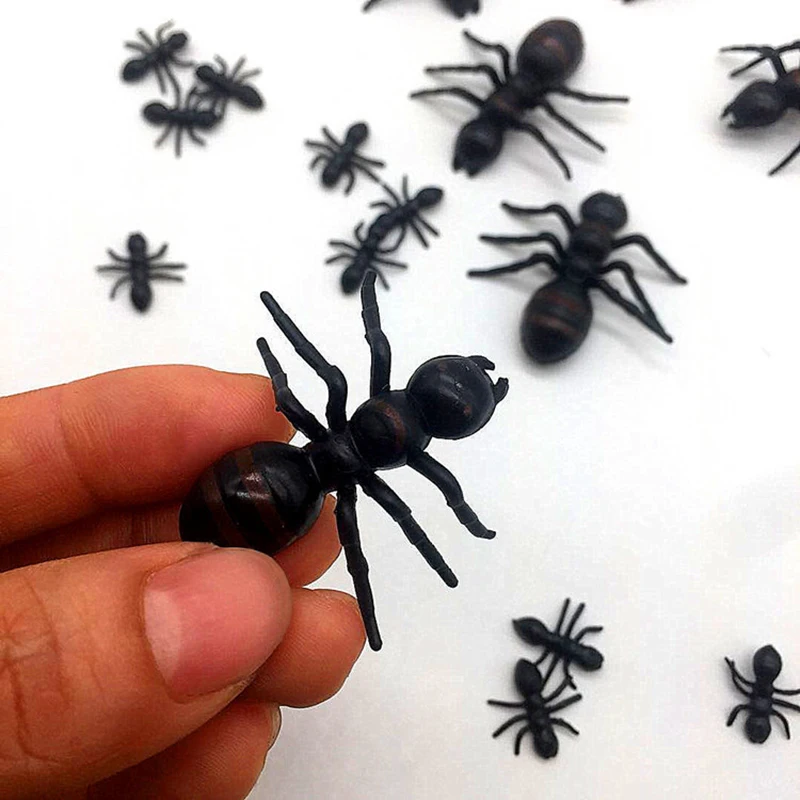 

20 шт., декоративные игрушки в виде насекомых на Хэллоуин