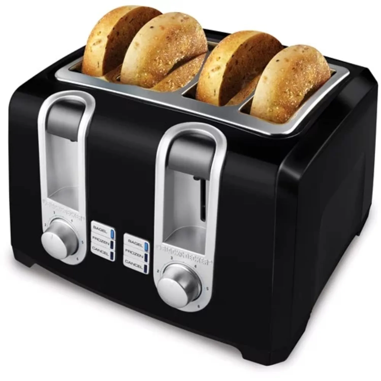 

Vintage toaster black four pieces at a time bread machine