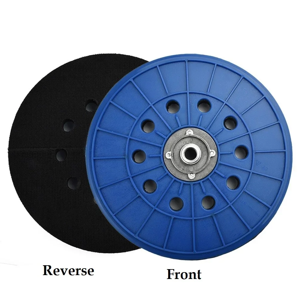 

2pcs 10 Holes Backup Pad Sanding Disc 14mm Thread 9 Inch Drywall Sander Ho-ok And Lo-op For Dustless Sanders