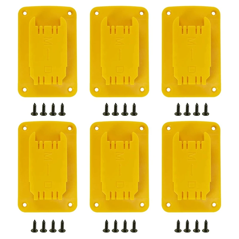 

Держатели для инструментов, замена для Dewalt 20 в/60 в, для роутера, гвоздезабивной пилы, сверлильного инструмента, крепление/настенная вешалка, подходит для инструментов M18 (6 упаковок)