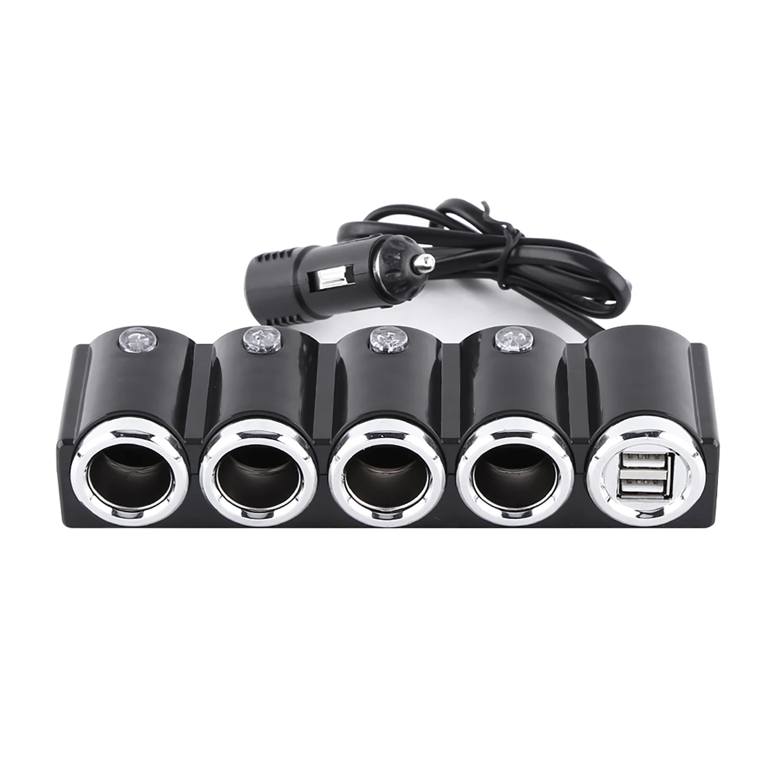 Caricabatteria con presa USB per accendisigari per auto Multi presa DC 12V- 24V  34