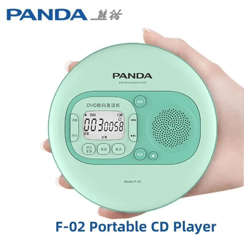Новая панда, портативный CD-плеер, ретранслятор, ретро домашний Dvd-плеер, студенческий CD-плеер, устройство для обучения на английском, ударопрочный