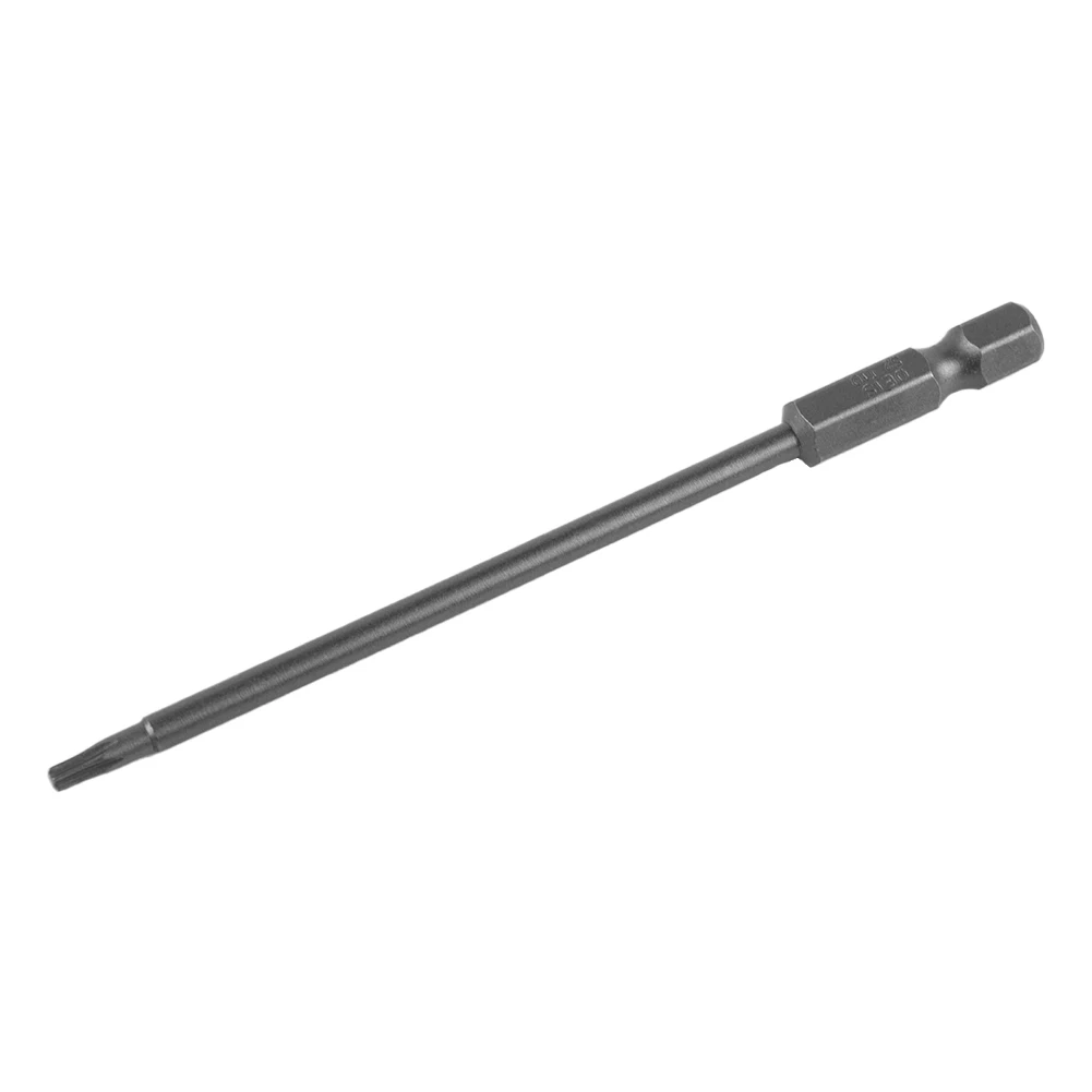 Sechskantschaft, Magnetkopf-Torx-Schraubendreher, Bit aus legiertem Stahl, 100 mm, T7/8/9/10/15/20/25/27/30/40, manipulationssicherer Stern für Sicherheit – Detail 16