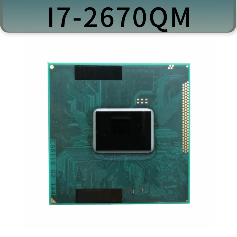 

Процессор Core I7-2670QM CPU для ноутбука, 6 Мб кэш-памяти, 2,2 ГГц, гнездо для ноутбука G2 (rPGA988B), с поддержкой чипсета PM65 HM65