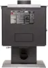 1120 1,200 Sq.  Certified Pedestal Wood Burning Stove, Black 4