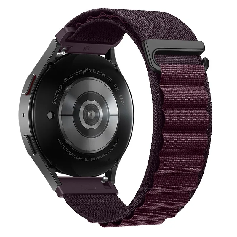 Alpine Nylon Loop Watch Strap, 20mm/22mm, Universal Design
