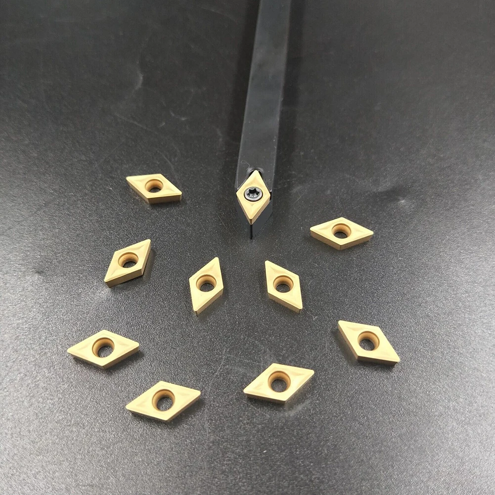 

SDNCN0808K07 8x125mm Lathe Turn Tool Holder + 10pcs DCMT070204 Carbide Insert Practical in Various Machining Environments
