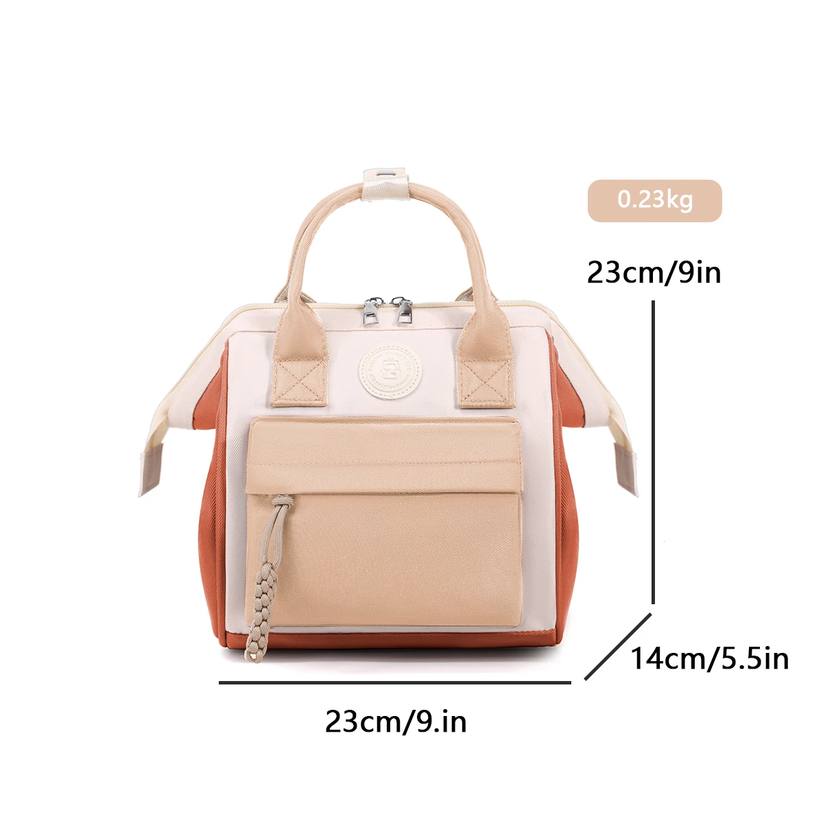 Fashionable Commuter Crossbody Bag Mobile Phone Bag Lightweight Multi-Functional Chest Bag Large Capacity Wear-Resistant Waterproof Shoulder Bag Multi-Functional Backpack