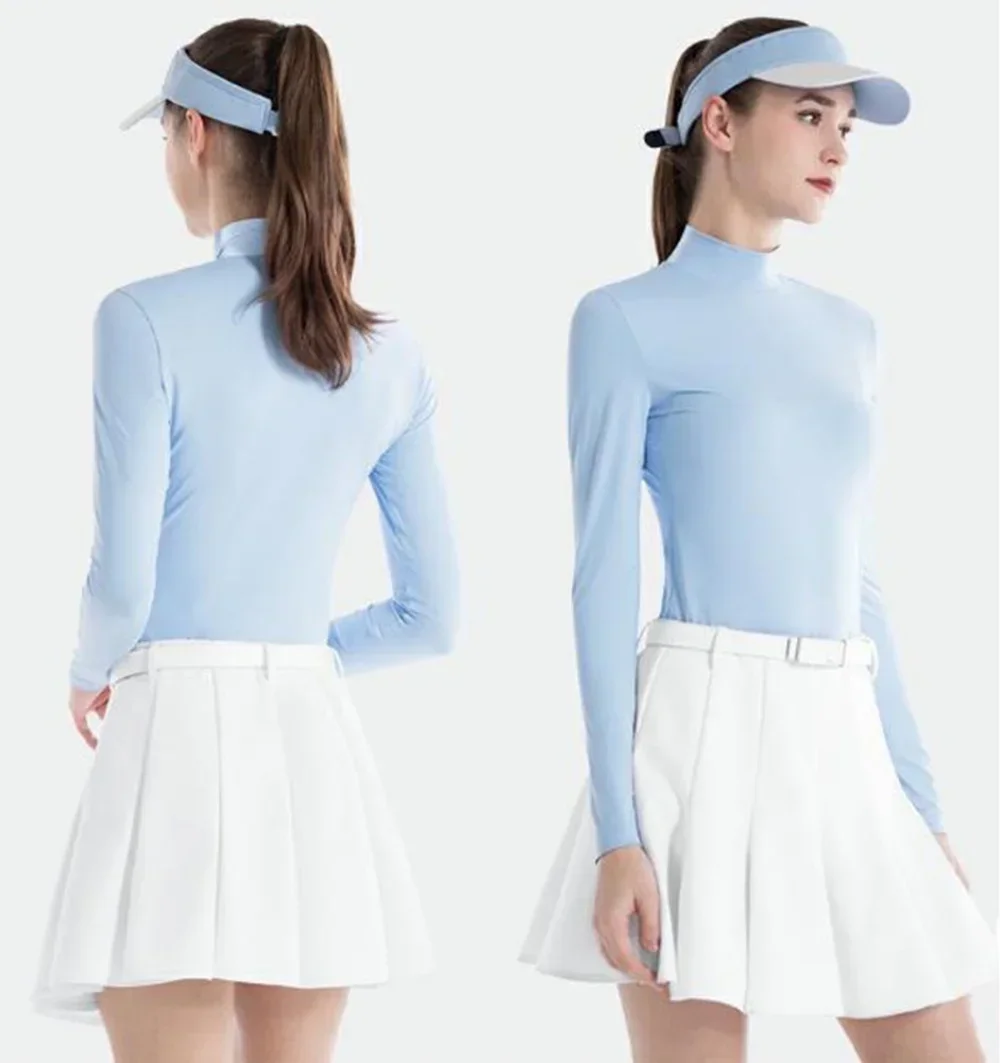 PGM Golf Women'S Short Skirt,Summer Golf Clothing,Women'S Sports Pleated Skirt,Inside Have Prevent Light Leakage Safety Pants