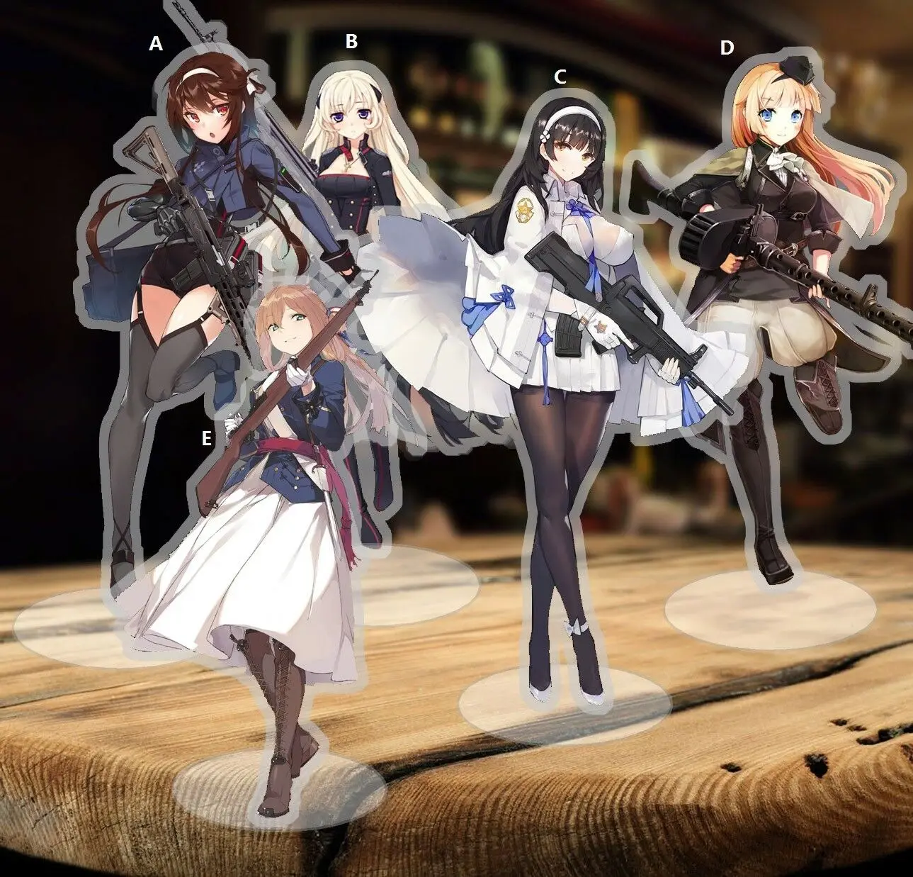 Игровые девушки фронтальная линия QBZ95 Спрингфилд акриловая фигурка стенд