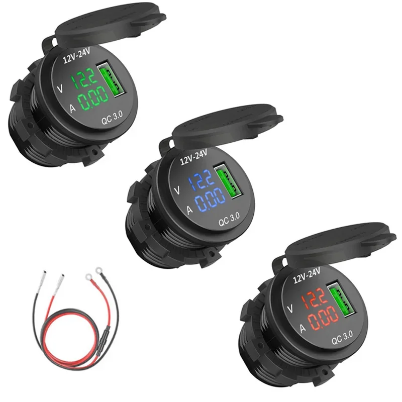   3.0 USB ڵ    12V/24V QC3.0 USB     ܼƮ ڵ ȭ ׼