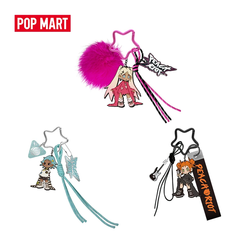 POPMART Peach Riot ピーチライオット　アクリルキーホルダー POP MART リル・ピーチ・ライオット: ロード中! シリーズ