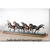 TOP Master art collection home office ROOM Decor -130 CM Huge 8 Fine horses ART bronze statue sculpture Decoration 4
