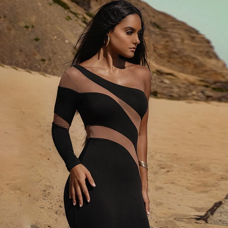 

Летнее платье, пляжная одежда, купальный костюм для женщин, накидка на бикини, новинка 2023, сексуальный облегающий однотонный купальник из спандекса, кафтан, выход, купание