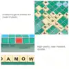 1PCS, English Scrabble Solitaire, Alphabet Chess, Alphabet Scrabble, Jigsaw Board Game for 2-4 players, board game。 5
