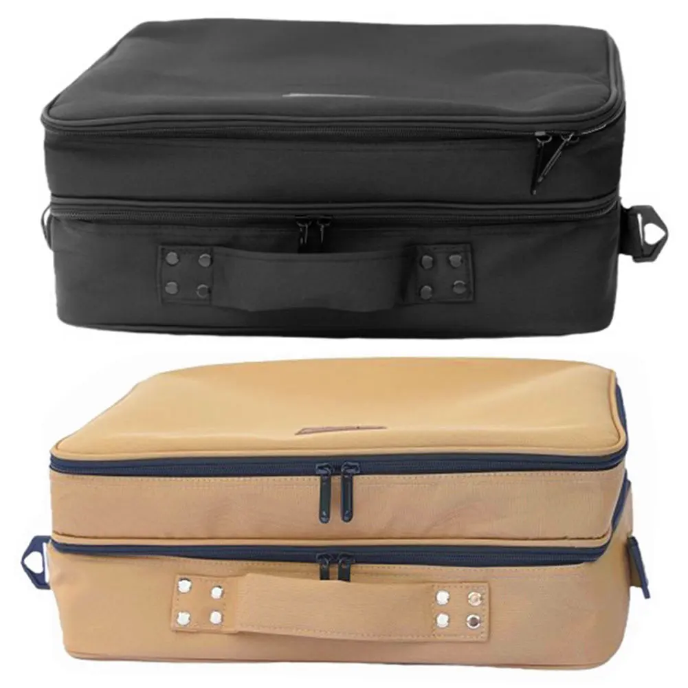 Double Layers Gas Stove Canister Pot Carry Bags Oxford Cloth Versatile Wear Resistant for Baking Tray Cassette Stove Gas