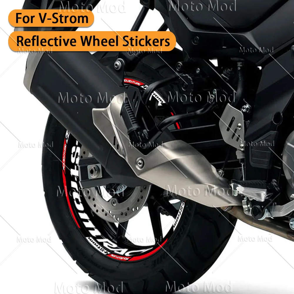 Светоотражающая наклейка на колесо для Suzuki V-дополнительный DL 650 vдополнительный 1000 1050 XT 250 SX