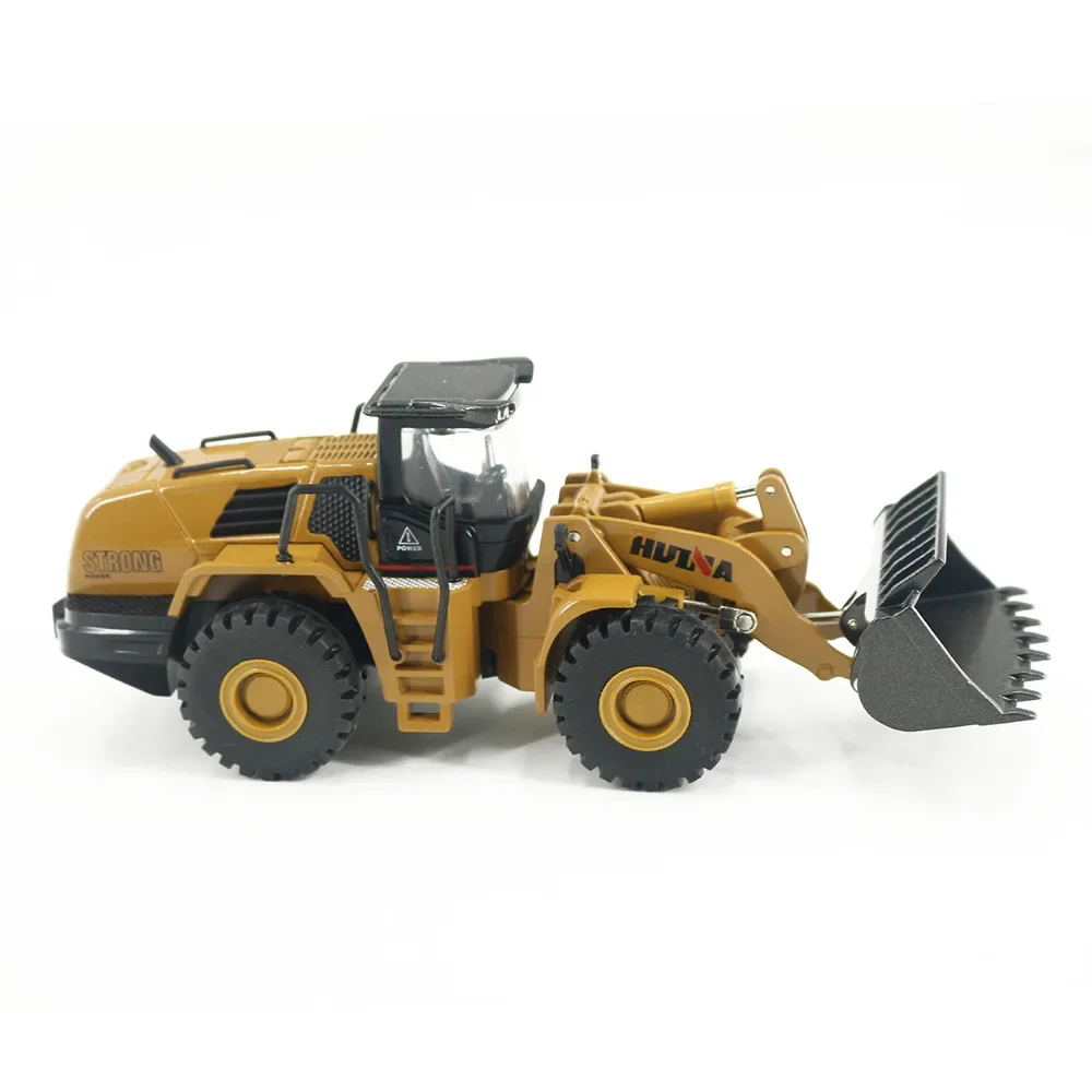 Huina 1:50 static mixer dump truck loader roller engineering vehicle suit excavator model children's toy engineering alloy model 6