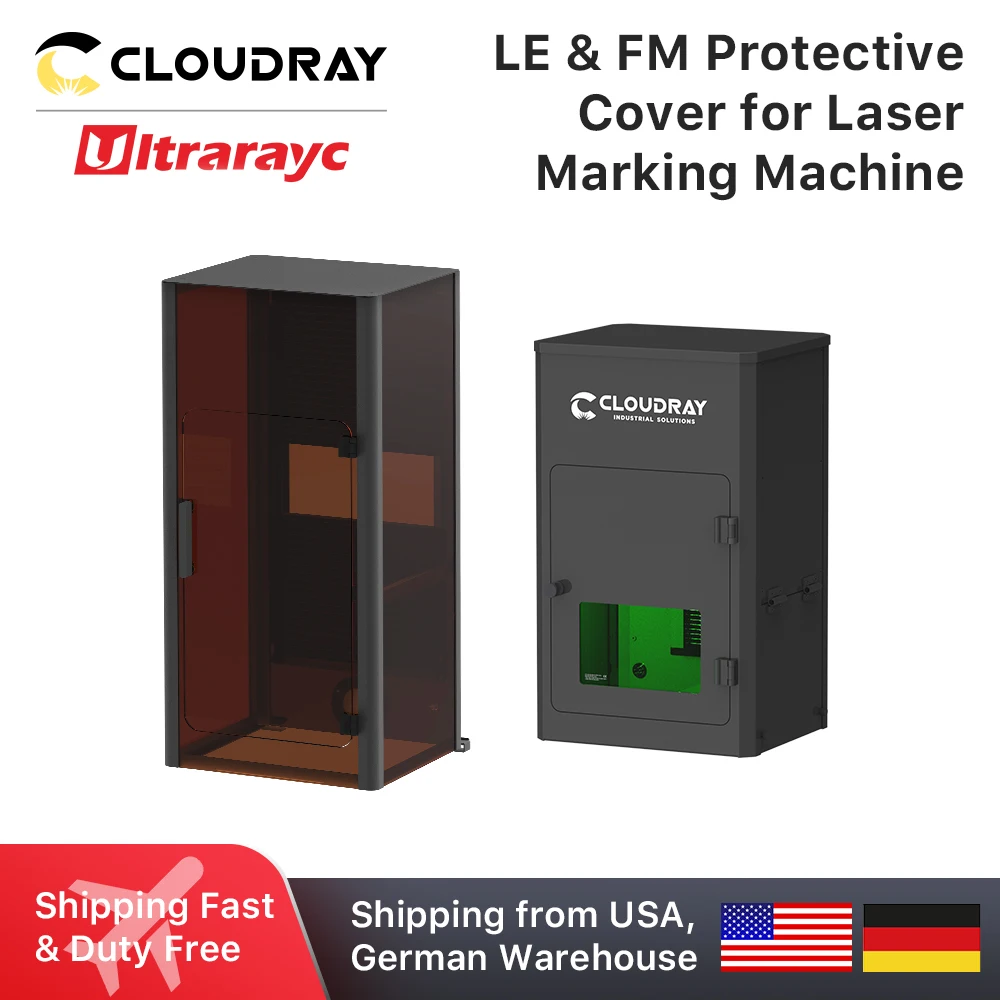 Cubierta protectora para carcasa de máquina de marcado láser Co2 UV de fibra de 1064nm para carcasa protectora LiteMarker de elevación de 500 800mm