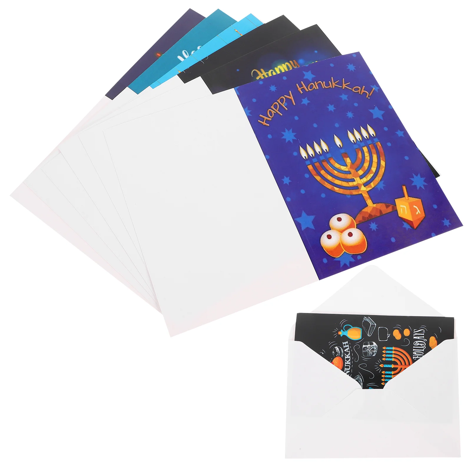 

Hanukka поздравительные открытки благословения для фотобумажных конвертов классический подарок написанный