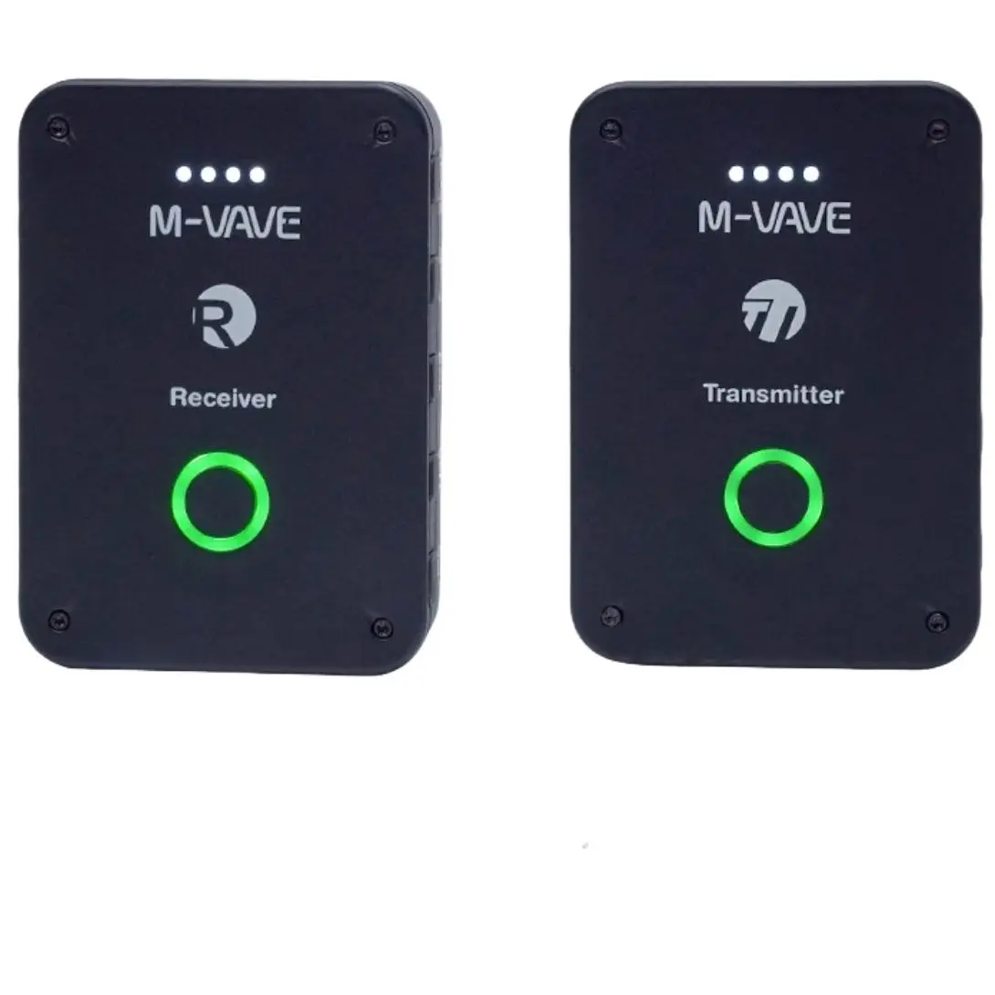 M-VAVE WP-9 2.4G Wireless System Earphone Monitor Transmission System Rechargeable Transmitter Receiver Mono Recording Function