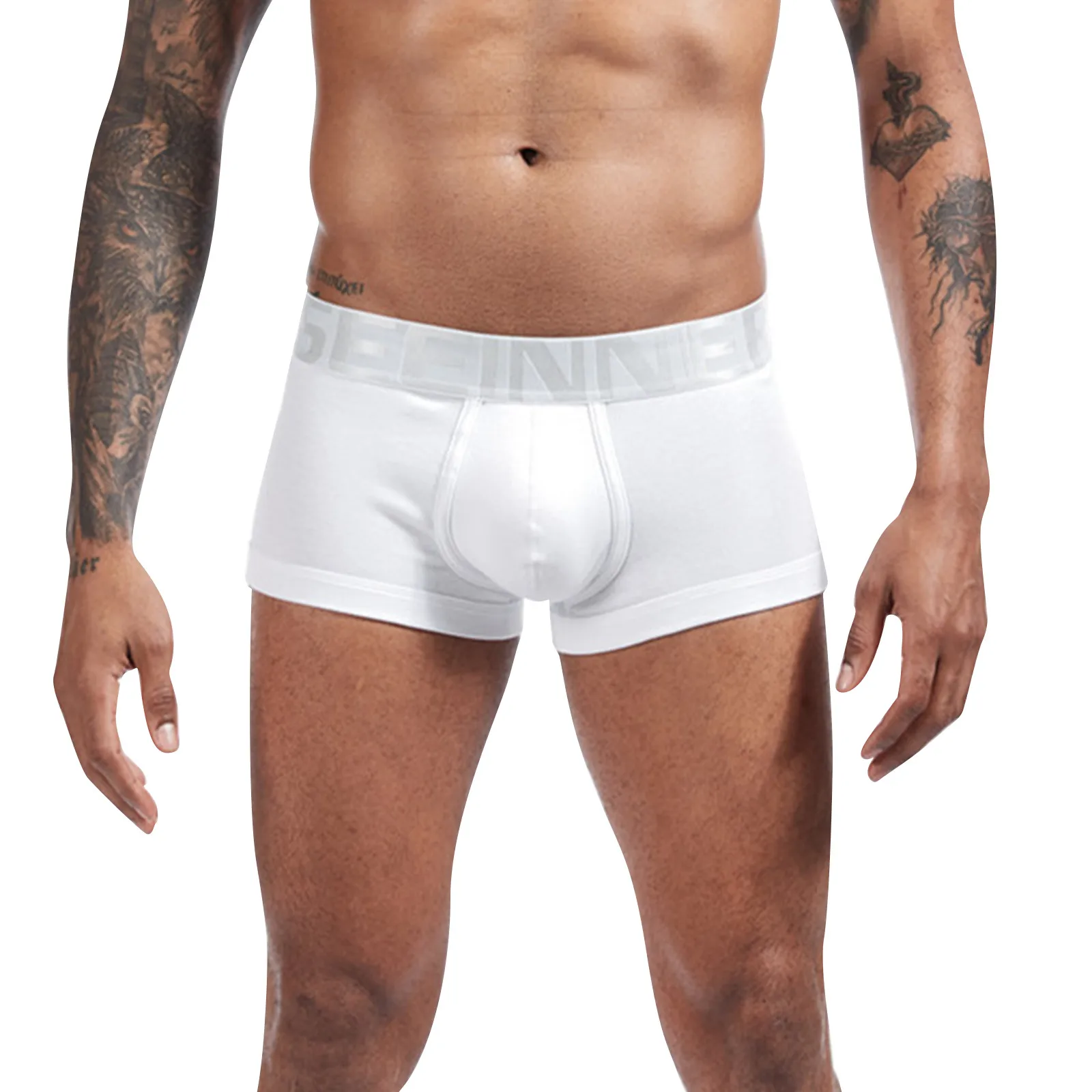 

Mens Boxer Sexy Underwear Soft Boxershorts Solid Color Underpants Male Breathable Panties Shorts Under Wear Pants Short