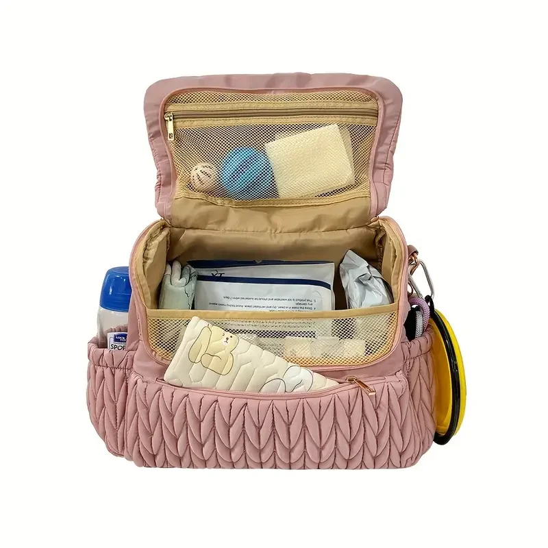 Large Capacity Diaper Stroller Bag Waterproof Mummy Maternity Nappy Travel Bag Baby Nursing Multifunction Tote Bag 4