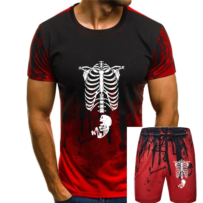 

Baby Mommy Halloween Bones Skeleton Xray Radiology Tshirt For Men Woman Crew Neck Comical Men Tshirt Short Sleeve Male Hip Hop