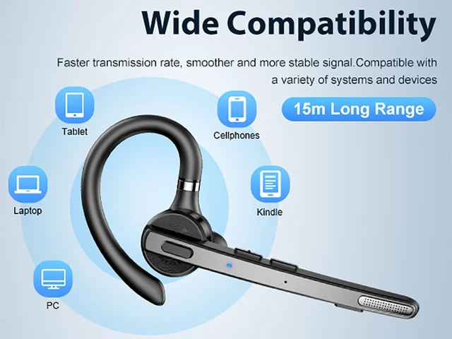 Head Phones New Bee Bluetooth Headset Handsfree Bluetooth