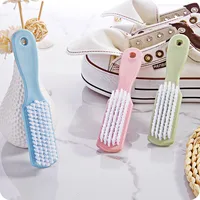 Plastic Soft Bristle Shoe Brush Multi Functional Bathroom Floor Brush Cleaning Clothes Brush Cleaning Tools 2