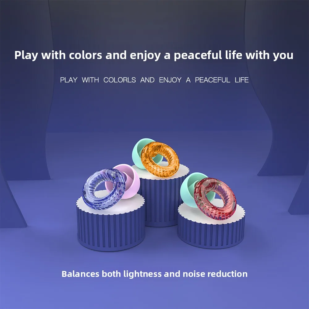 Silicone Noise-Reducing Sleep Earplugs for Superior Sound Insulation and Hearing Protection