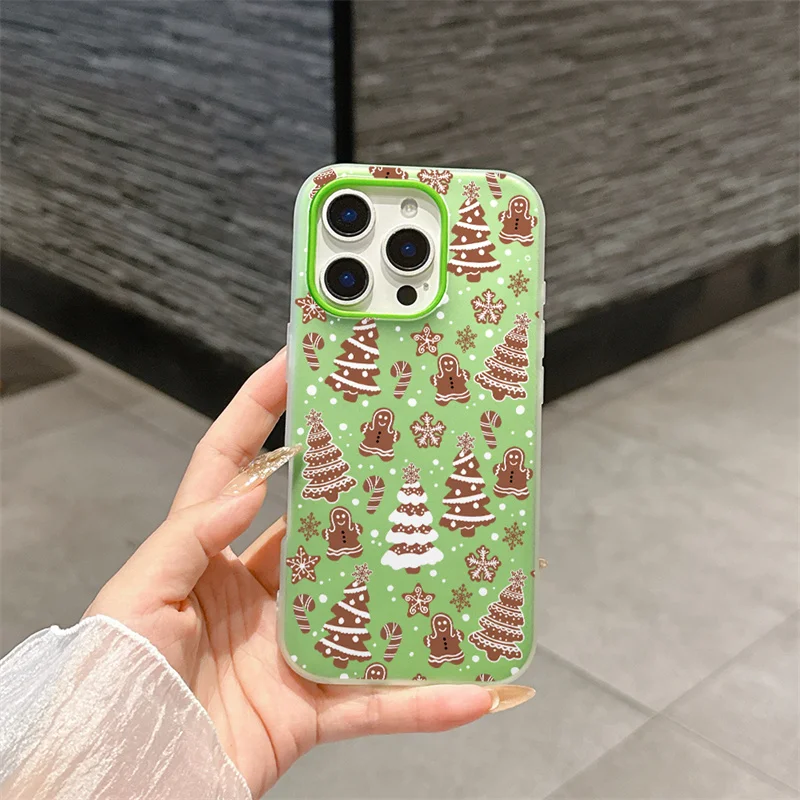 Festive Christmas Tree Matte Candy Phone Case