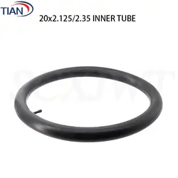 High - Quality 20 - Inch Electric Bicycle Inner Tube with Durable Rubber Tires (1 pcs)