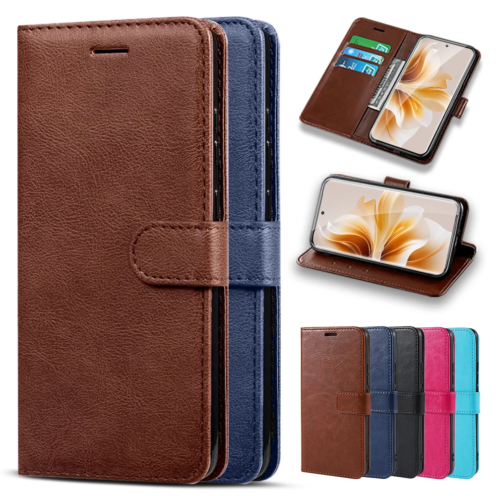 Reno11 Pro Case Book Style Leather Flip Wallet Cover Per Oppo Reno11 Reno 11 Pro Reno11Pro 5G 6.7 ''Magnetic Book Stand Coques