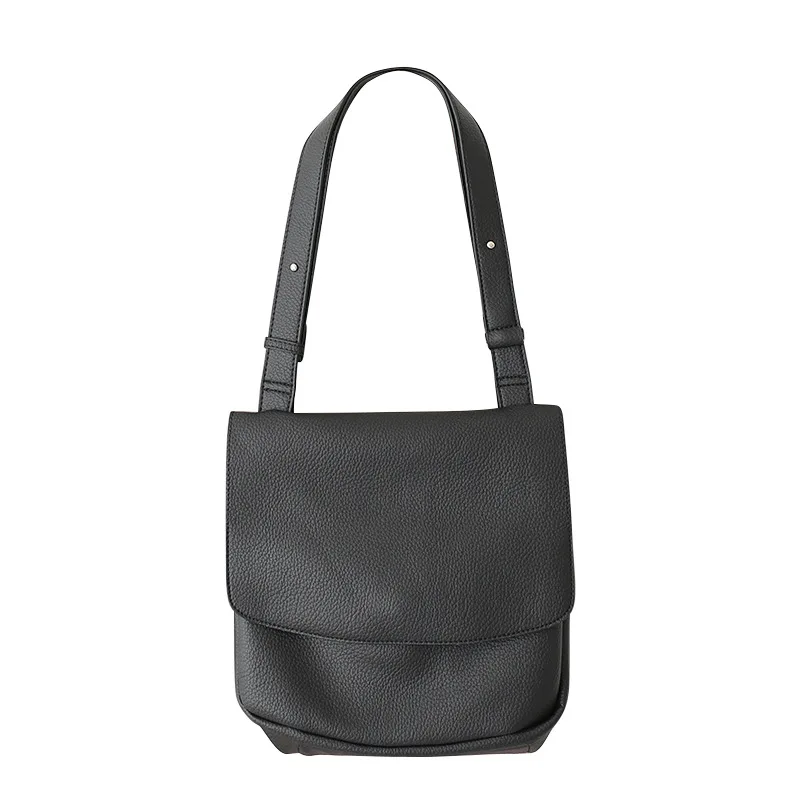 New Vertical Square Clamshell Single Shoulder Women's Bag Large Capacity Portable Casual Simple Fashion Messenger Bag For Women