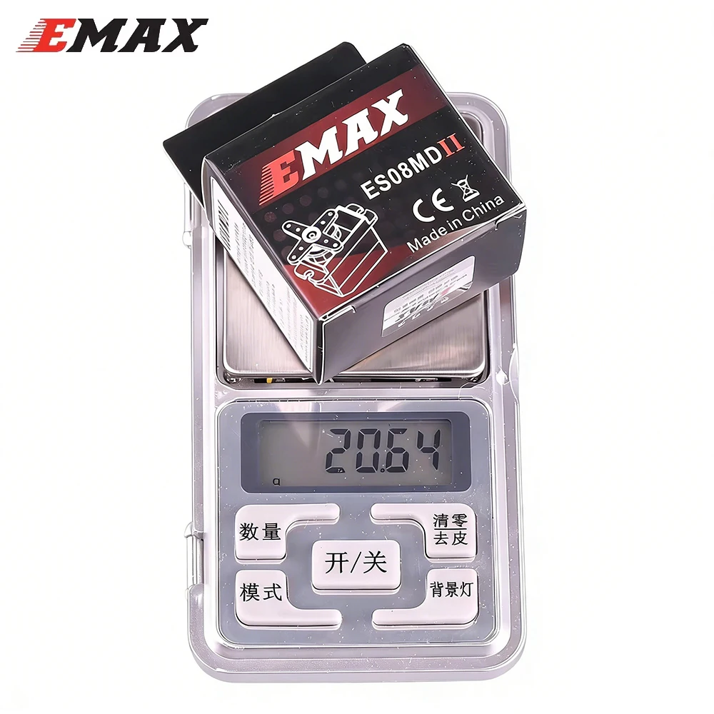 Emax ES08MD ES08MDII 4-6,0 В 2 кг Металлическая шестерня мини-цифровой сервопривод Futaba/JR Plug для TREX 450 аксессуары для самолетов и вертолетов thumbnail 6