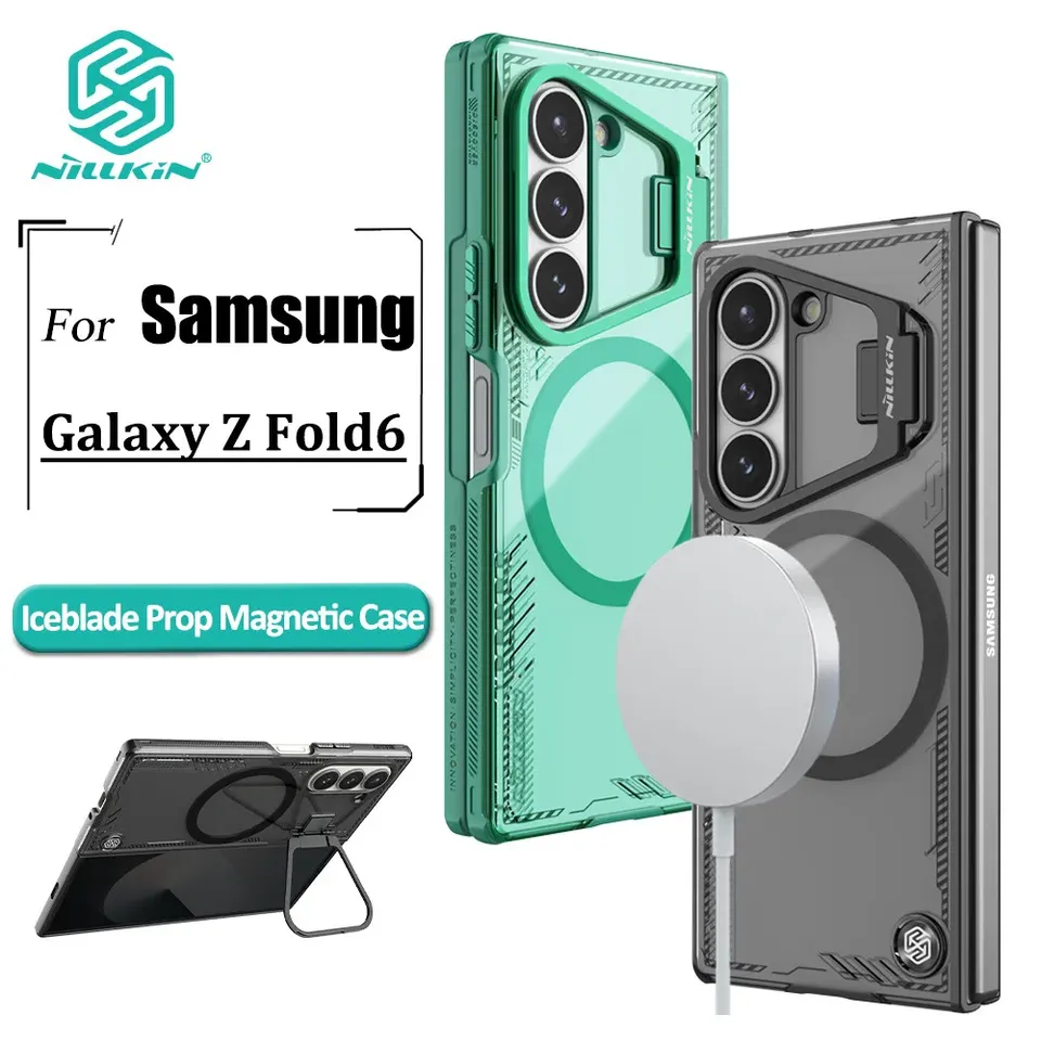 Nillkin Iceblade Prop Magnetic Case For Samsung Galaxy Z Fold 6 Phone Cases Flip cover Lens Protective Back Case