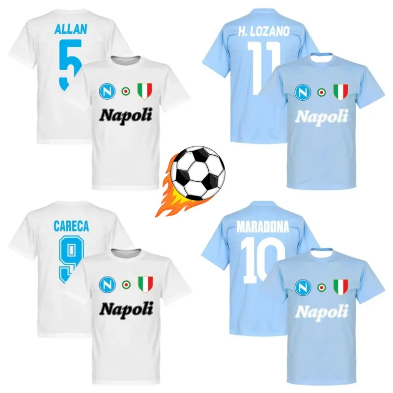 Sports T Shirt 3D Printed Football Napoli Music Festival Training